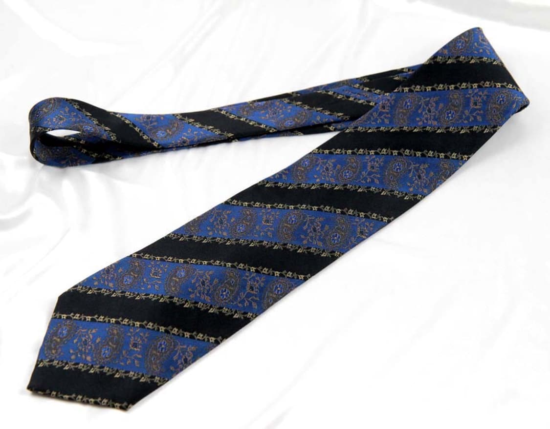 겐죠 8.2cm A등급 페이즐리 남자 명품 넥타이 상품이미지2