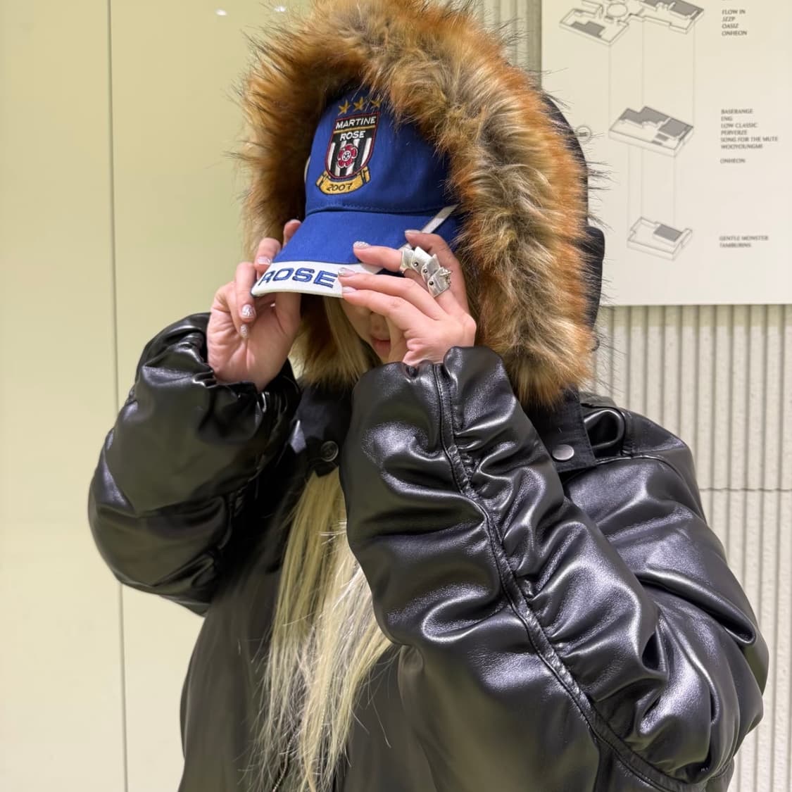 MARTINE ROSE FW25 PARKA CAP HOOD 상품이미지2