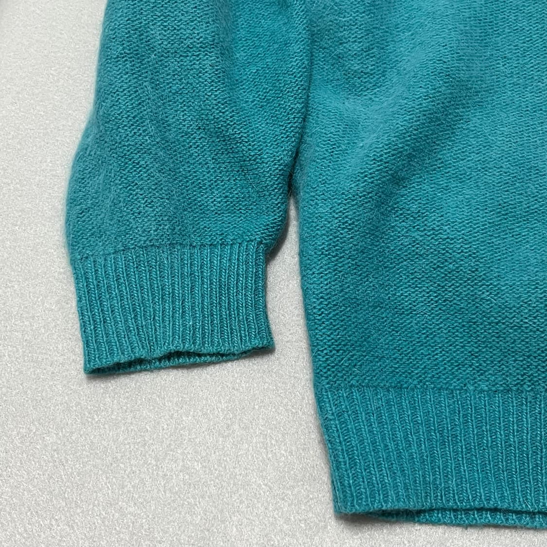 청록색 울 캐시미어 니트 상품이미지3