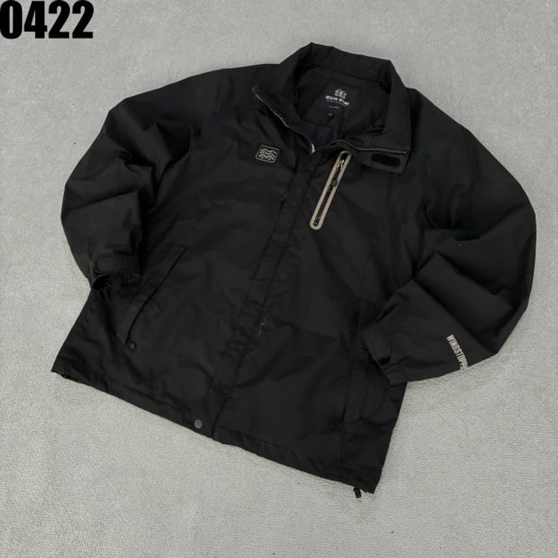 코오롱 윈드스토퍼 스포츠 블랙 바람막이 자켓 상품이미지1