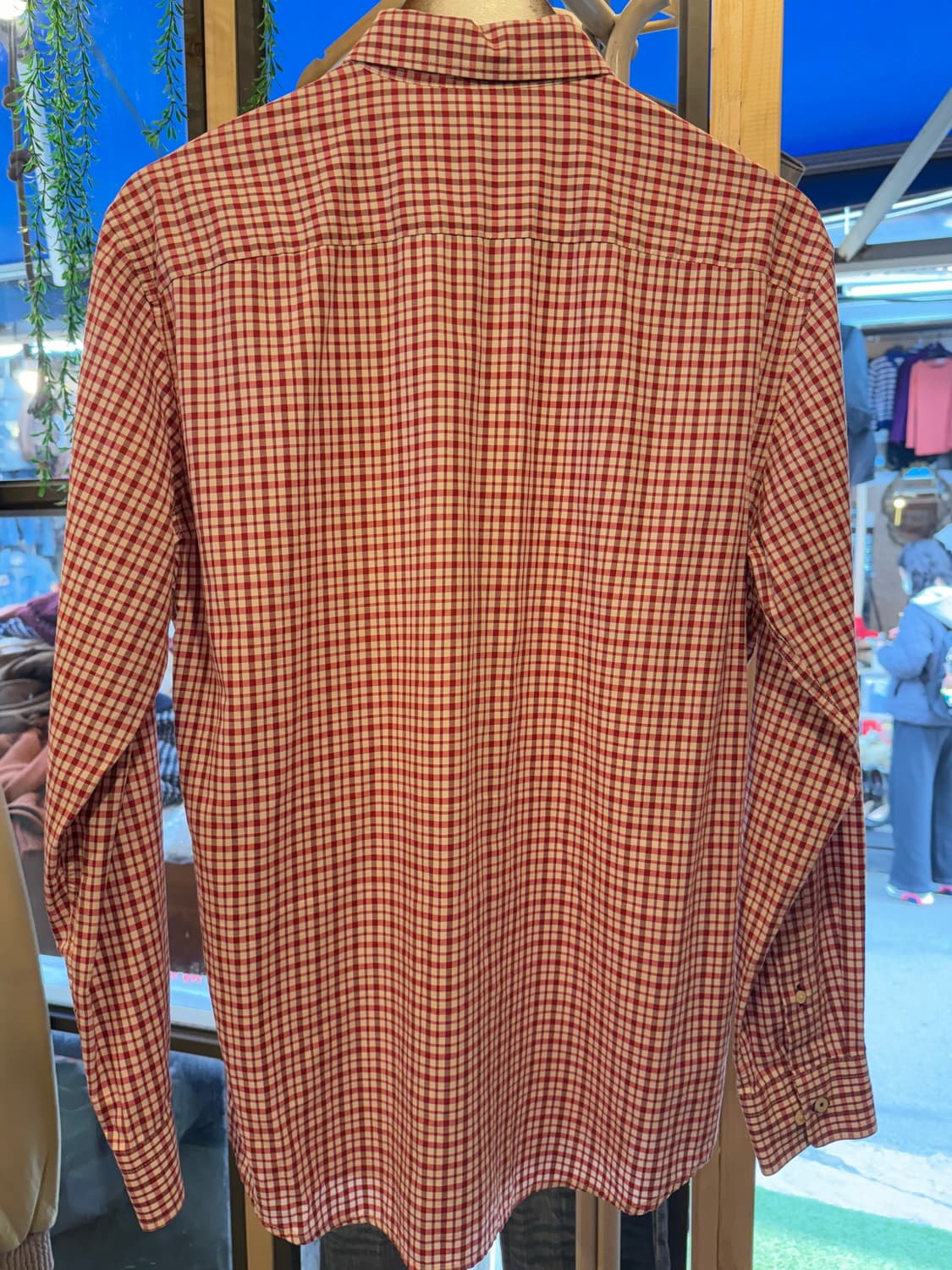 라코스테 레드 체크셔츠 상품이미지4