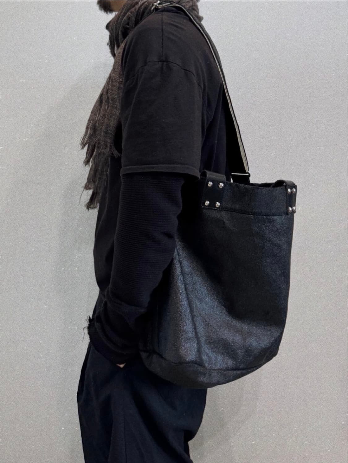 꼼데가르송 크랙 코티드 토트백 상품이미지1