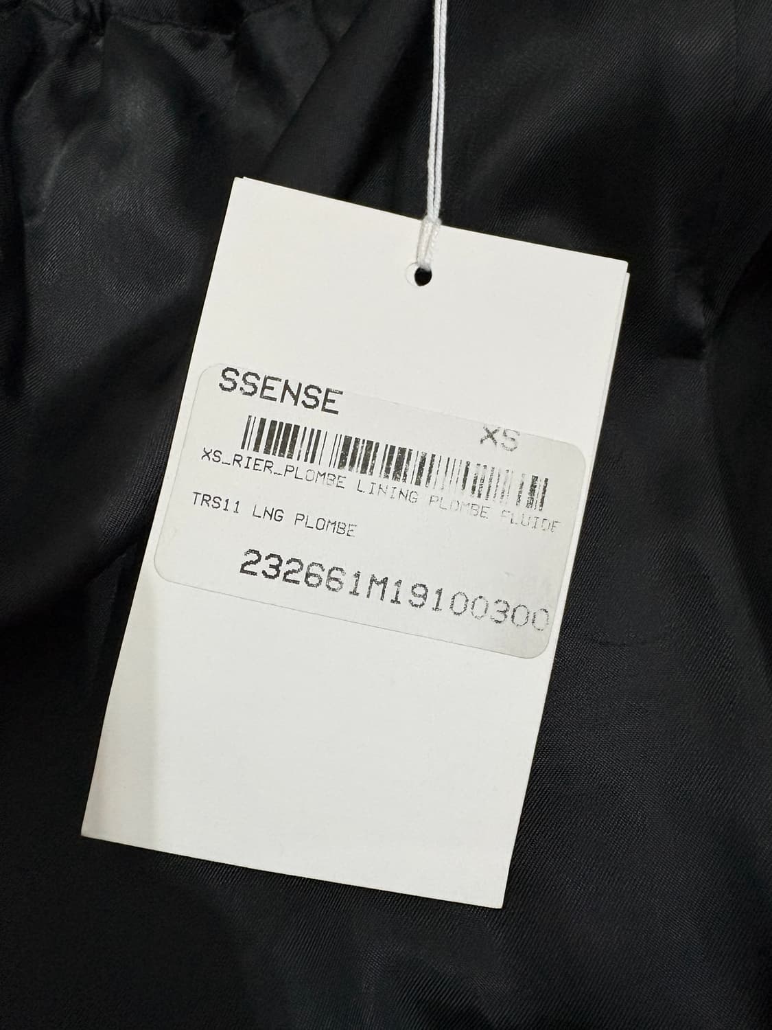 리에르 RIER / 큐프로 팬츠 라이닝 트라우저 / XS 상품이미지10