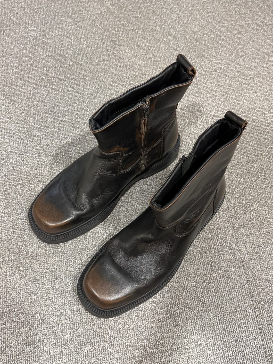 자라 스퀘어토 워싱 웨스턴 부츠 44 상품이미지1