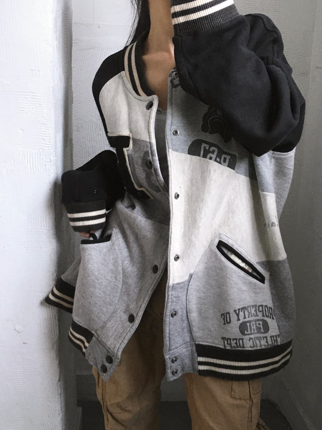 Polo 폴로 랄프로렌 레터맨 패치워크 스타디움 자켓  상품이미지1