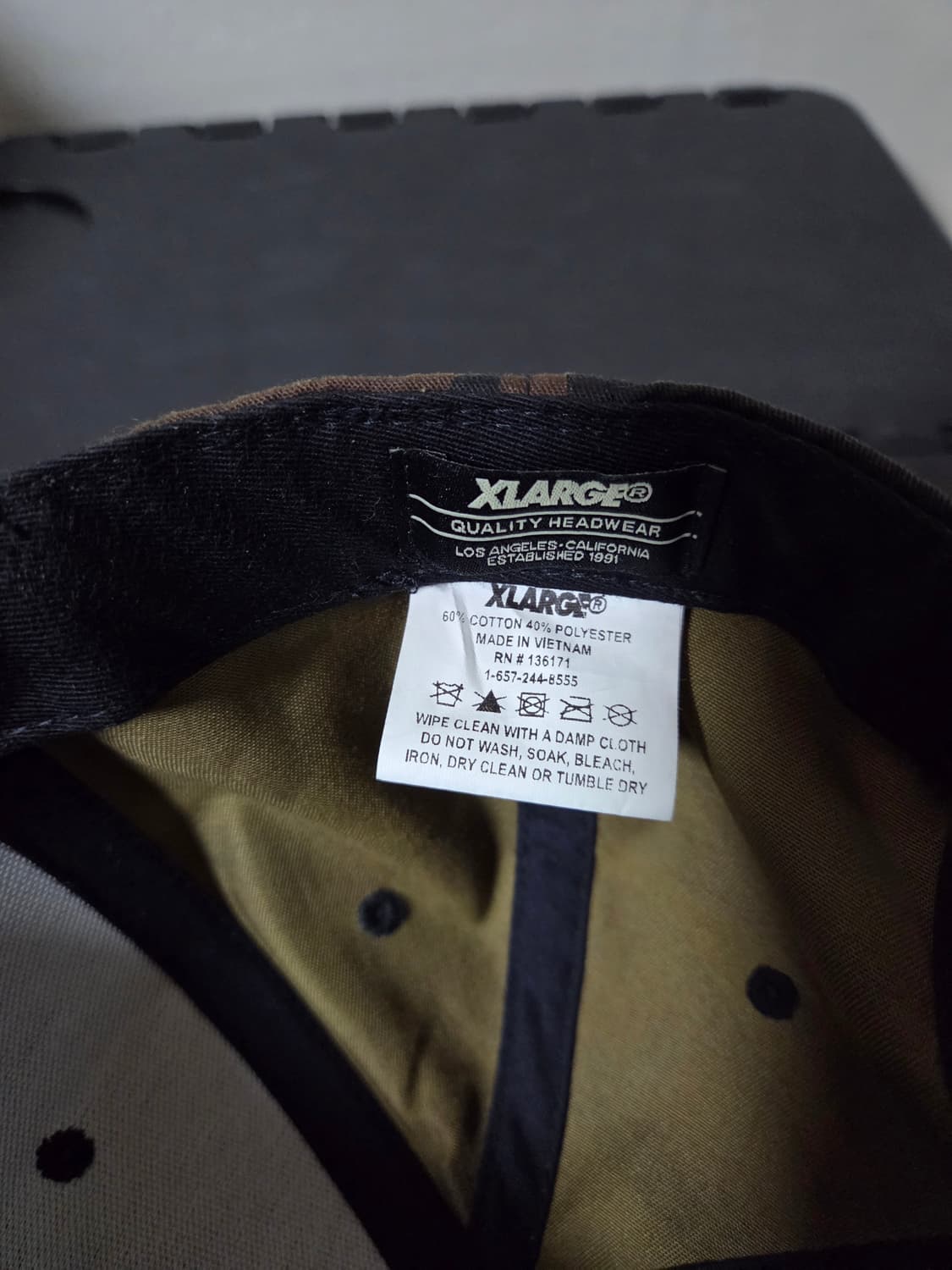 엑스라지 카모 밀리터리 스냅백 모자 상품이미지3