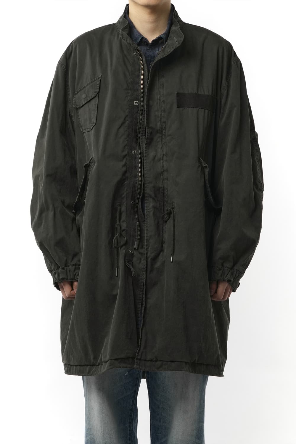 [M] 이얼즈어고 m65 랜드파카 오버다이드 카키 상품이미지1