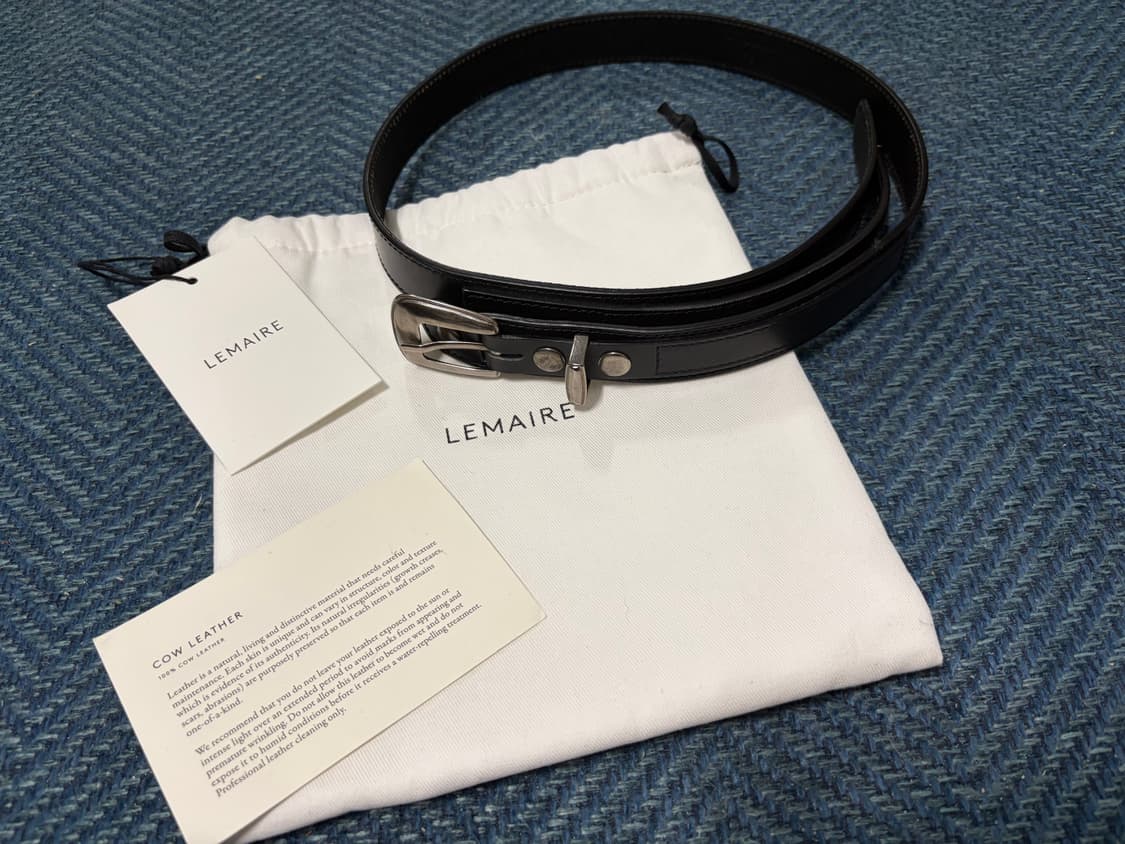 르메르 웨스턴벨트 블랙 90 상품이미지1