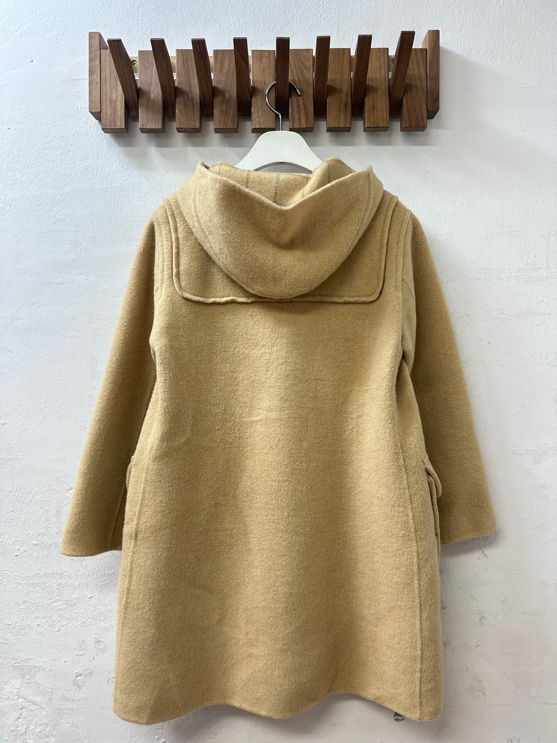 일본빈티지 더플 떡볶이 후드 코트  상품이미지3