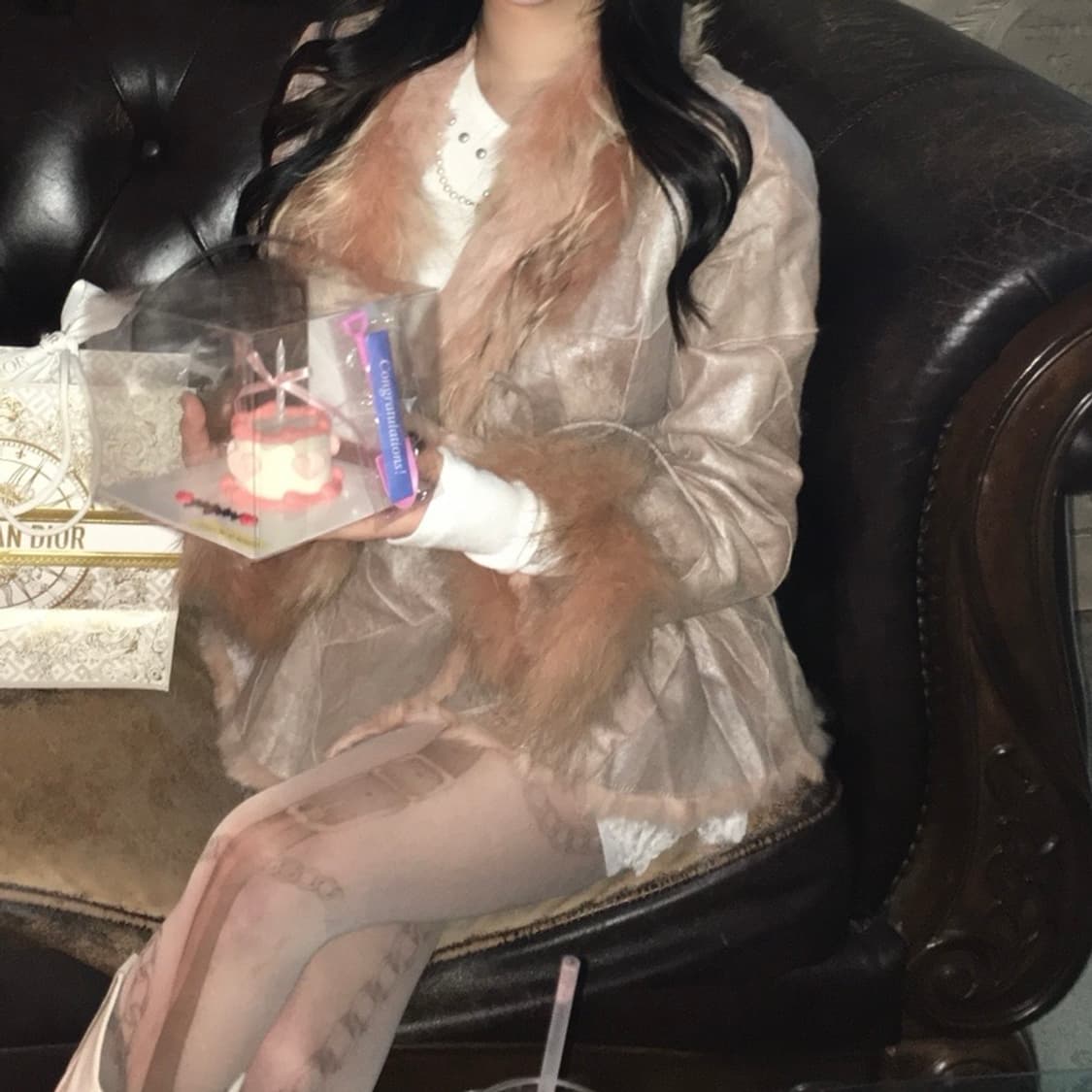 래빗퍼 자켓 갸루 로맨틱 상품이미지6
