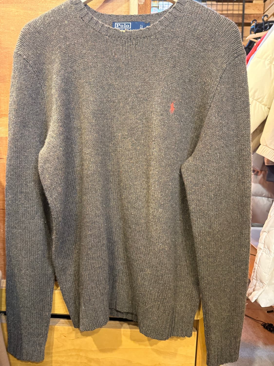 폴로 랄프로렌 오렌지포니 브라운 니트 상품이미지1