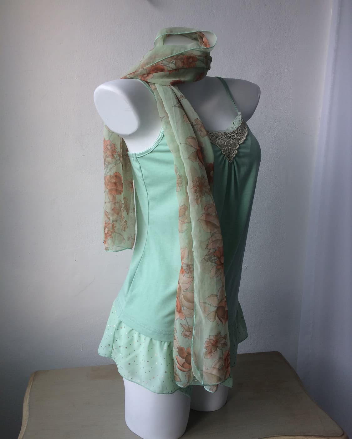 flower pattern scarf 상품이미지2