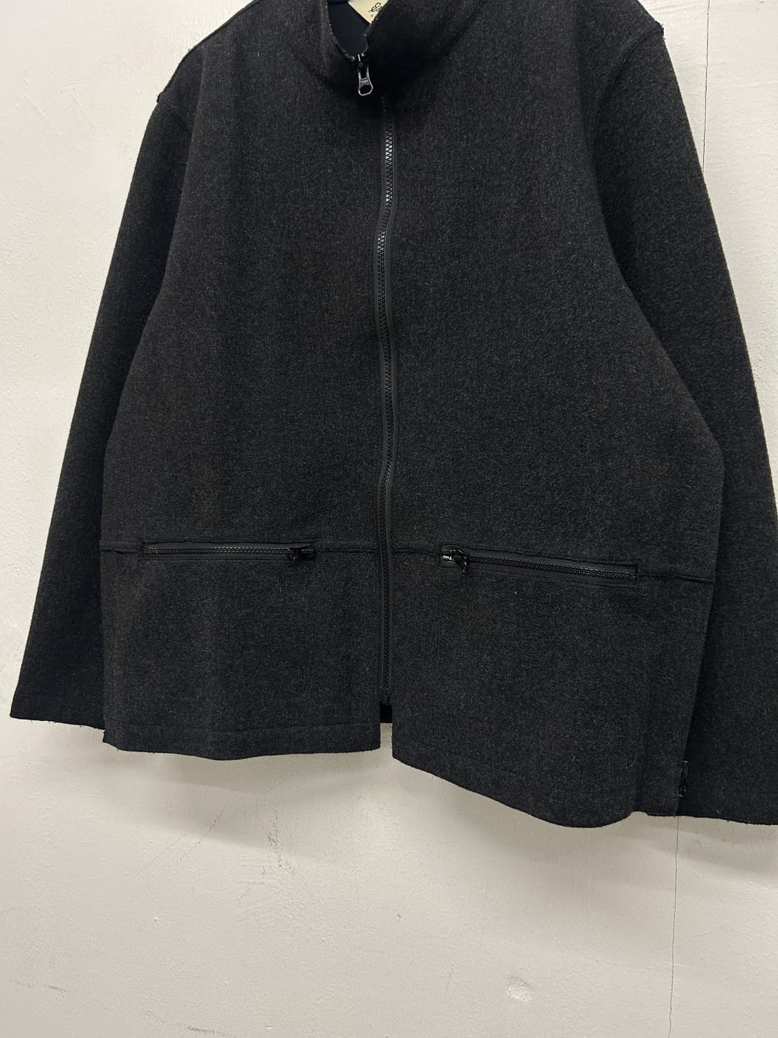 에디바우어 다크그레이 울 자켓 상품이미지3