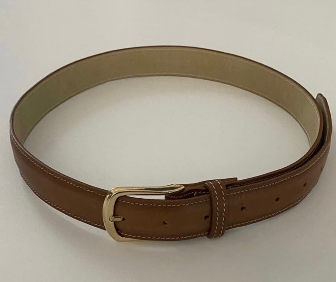 스티치 벨트(브라운) 상품이미지1