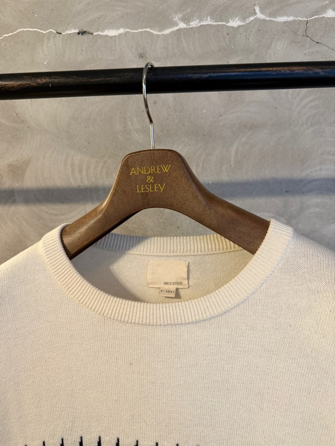 밴드오브아웃사이더즈 그래픽 니트 100 상품이미지3