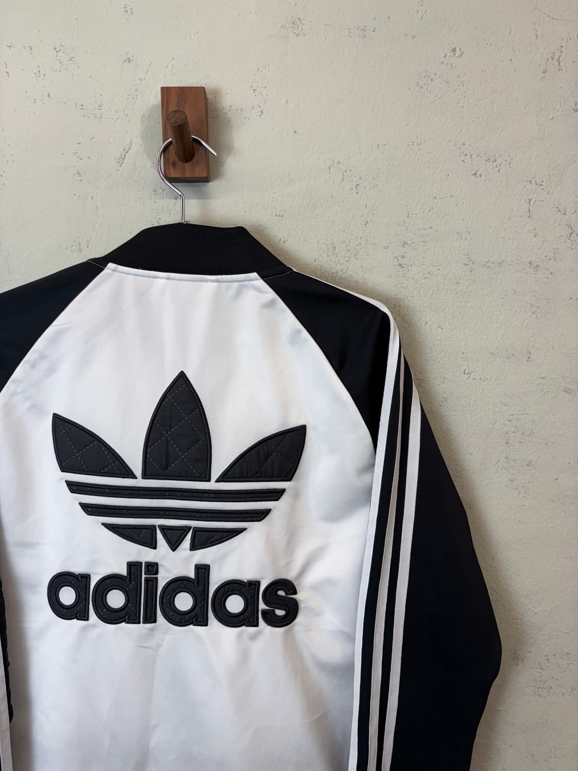 아디다스 빈티지 리타오라 성조기 검흰 삼선 져지 상품이미지4