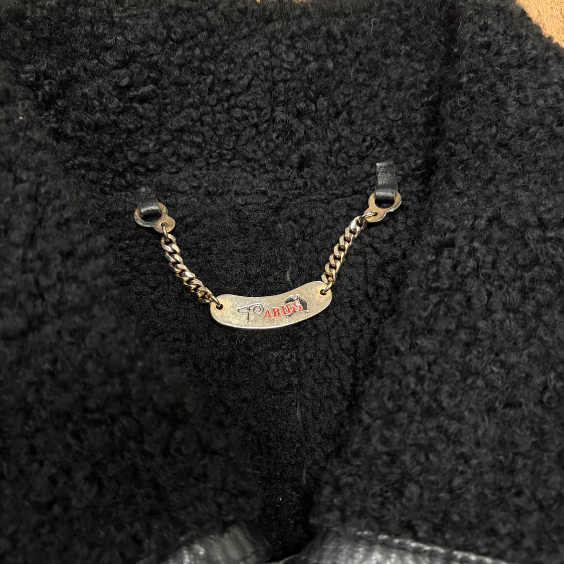 ARIES 리얼 양가죽 올드스쿨 무스탕 상품이미지2