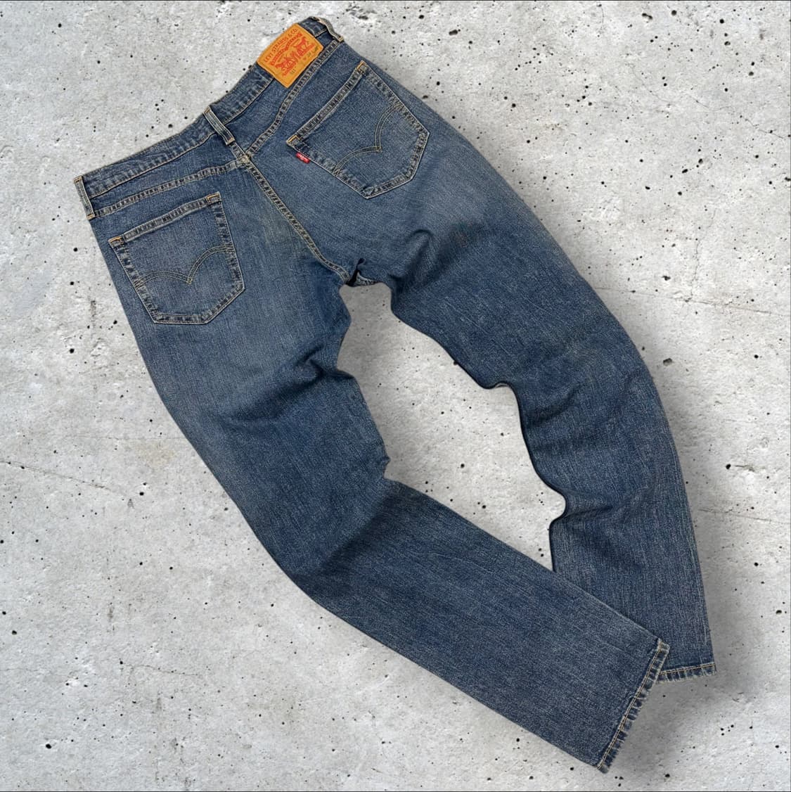 [34x32] 리바이스 511 슬림 패치 데님 청바지 팬츠 D572 상품이미지2
