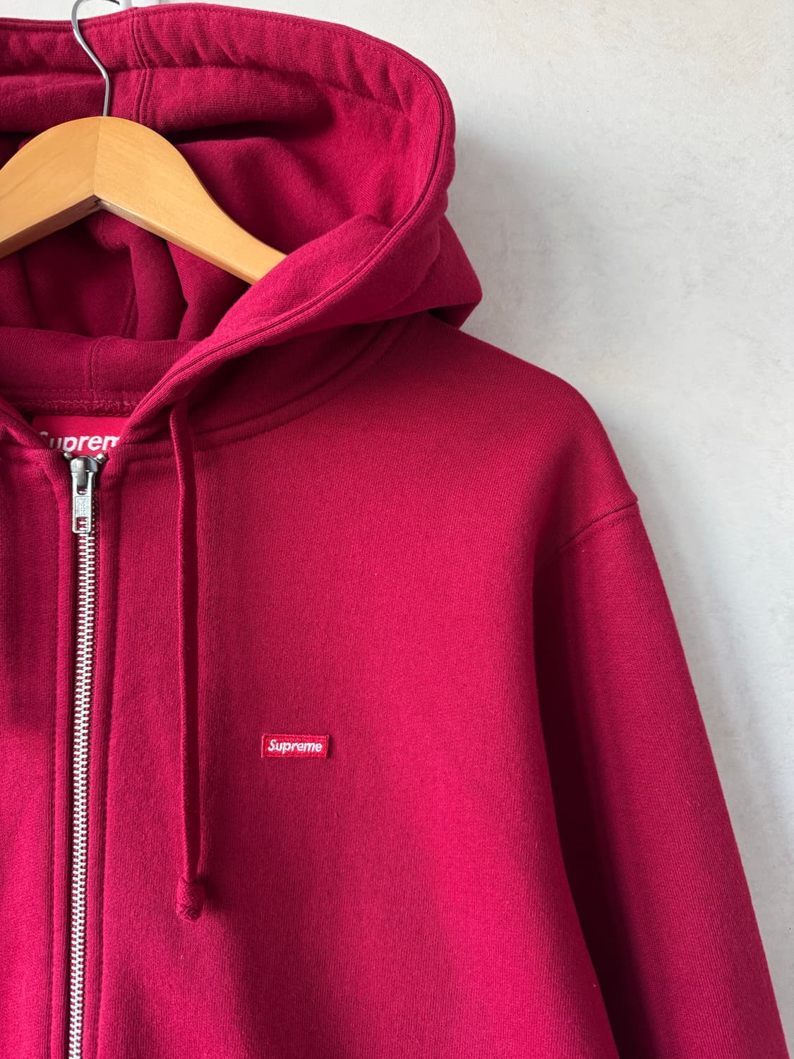 슈프림 미니 박스로고 후드집업 상품이미지3