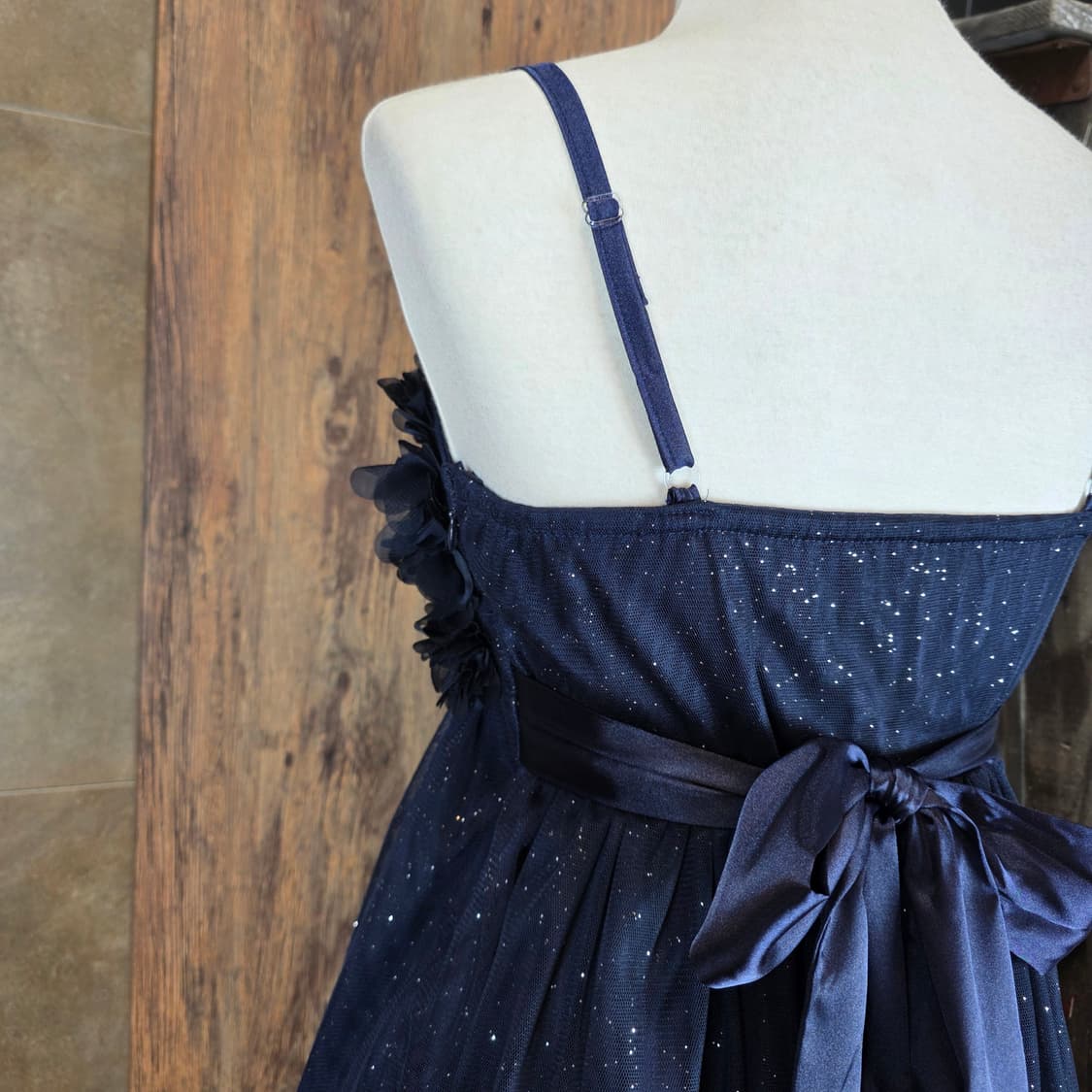 플라워 글리터 튤 원피스 상품이미지5