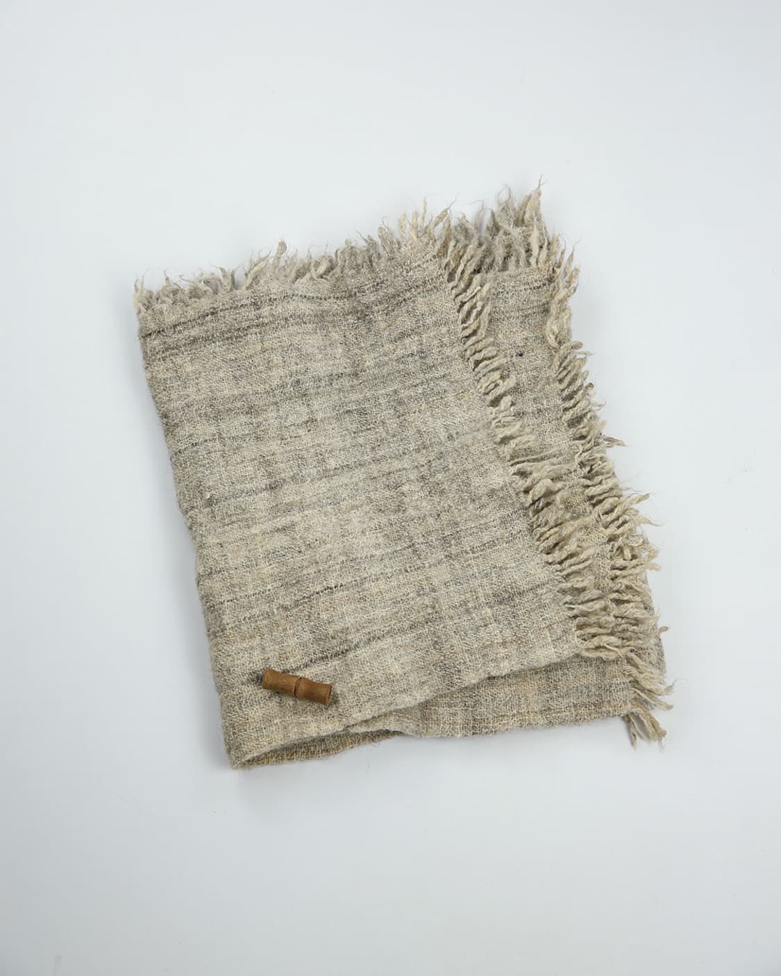 Handwoven Linen Blend Shawl 상품이미지4