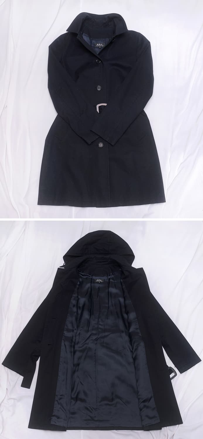 아페쎄 (A.P.C) 투웨이 후디드 트렌치코트 (XS / 85-90) 상품이미지3