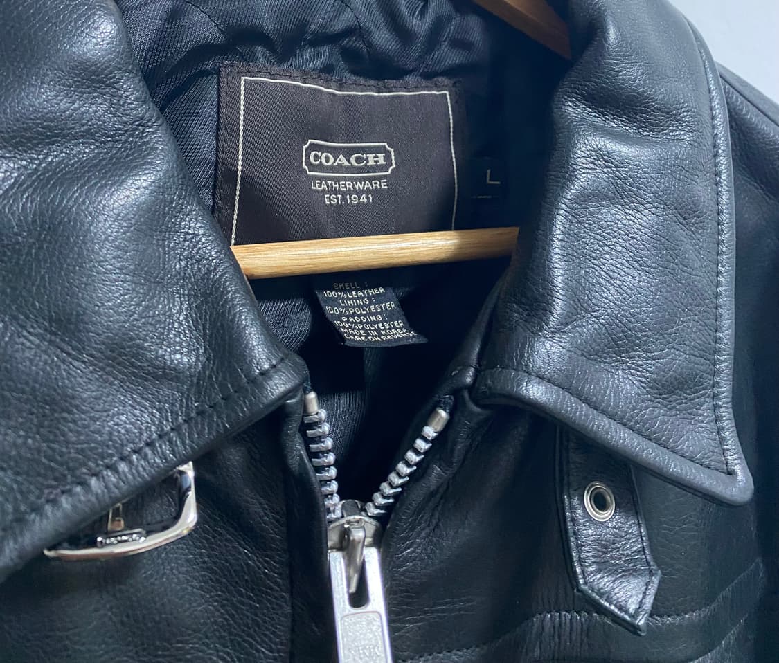코치(Coach) 소가죽 레이스 래더 자켓 상품이미지4
