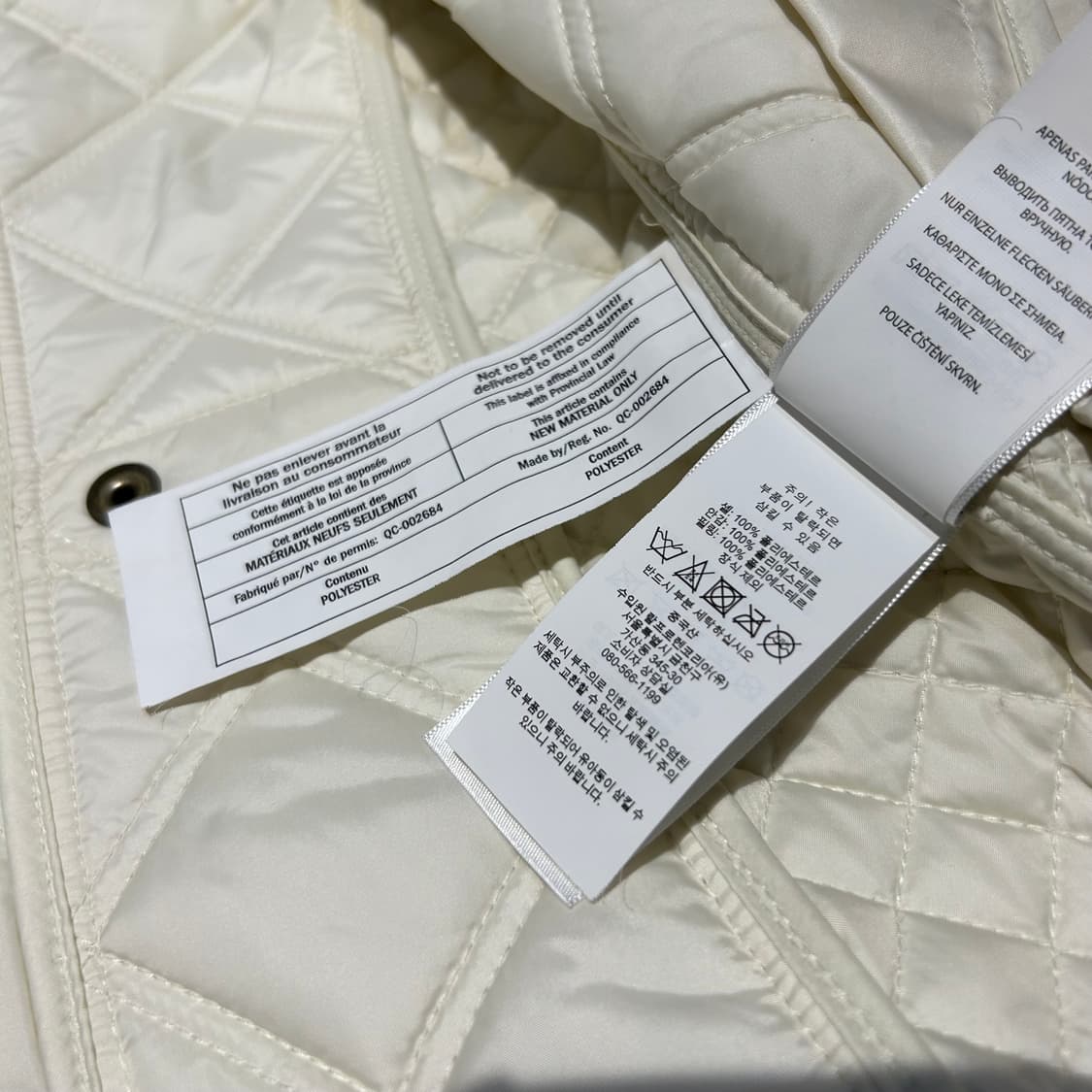 여S) 폴로 랄프로렌 퀼팅 조끼 베스트 화이트 2way 상품이미지10