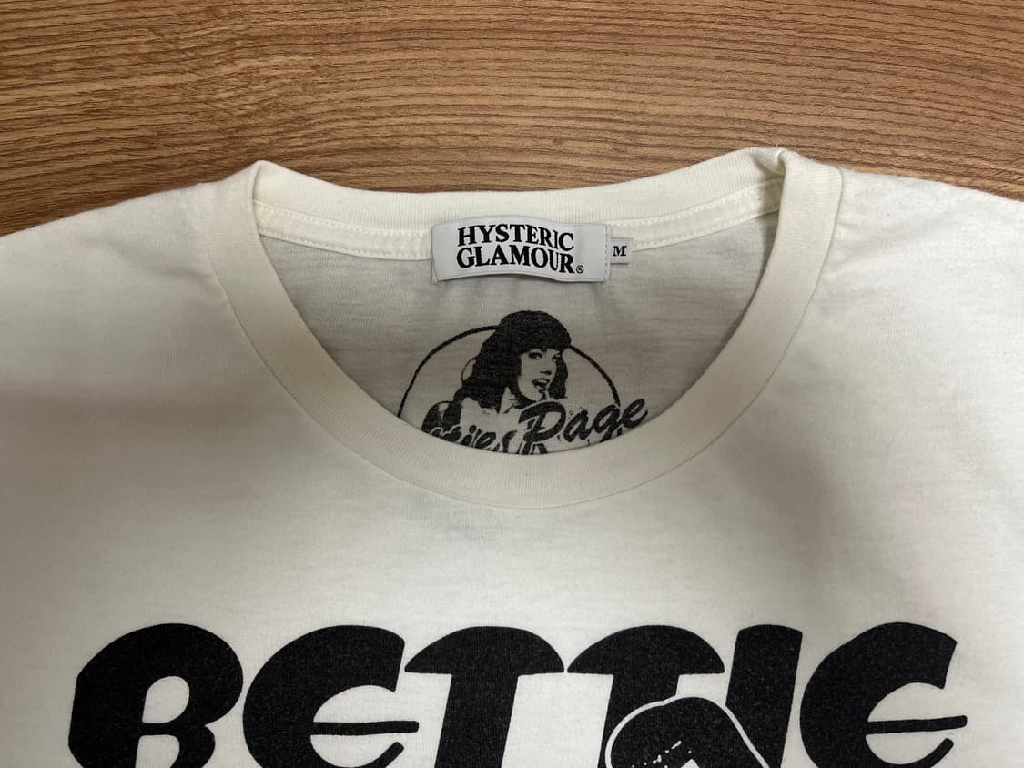 히스테릭 글레머 Hysteric Gramour X 베티 페이지 티셔츠 M 상품이미지4