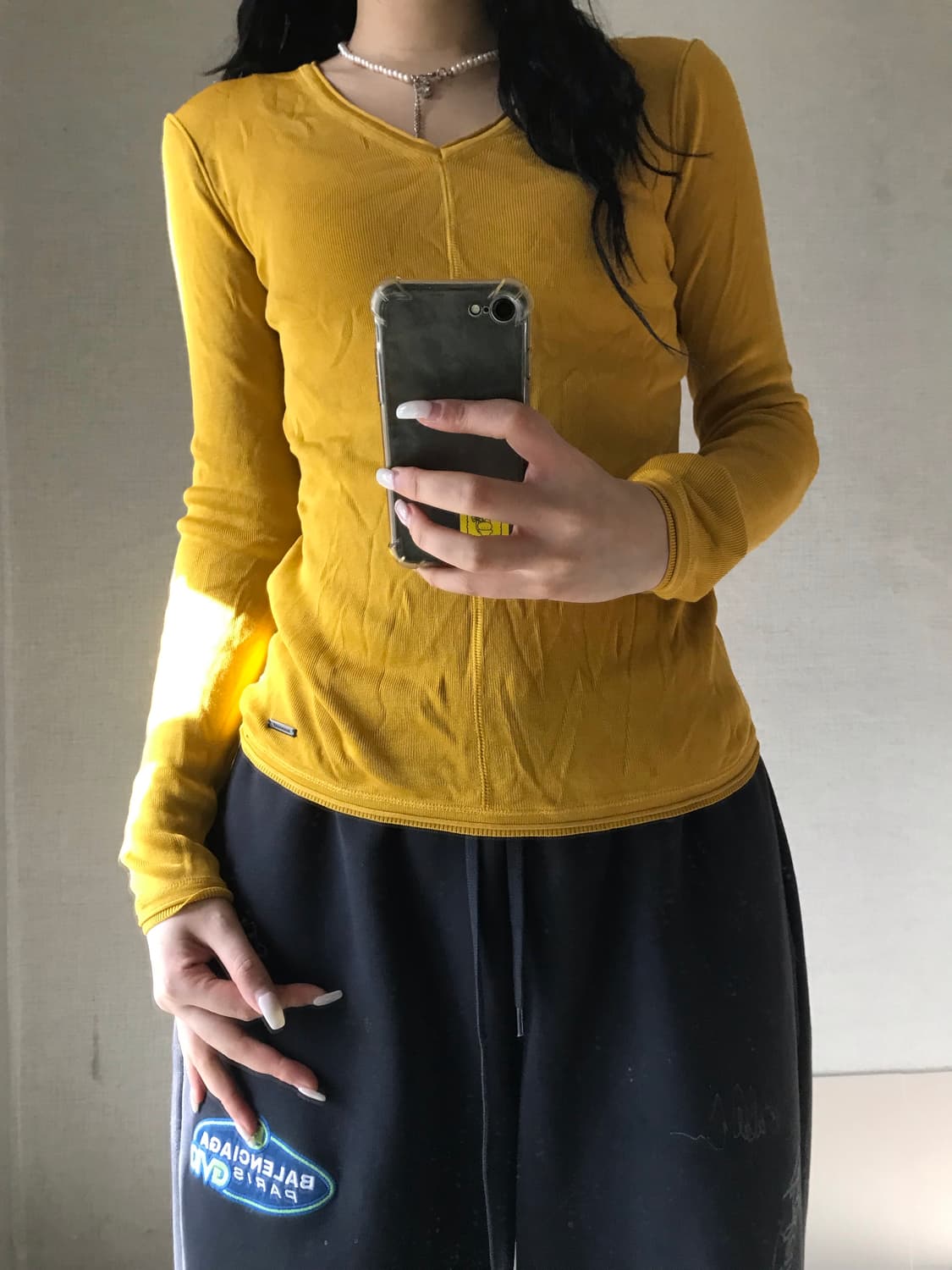 버버리 머스타드 롱슬리브 상품이미지2