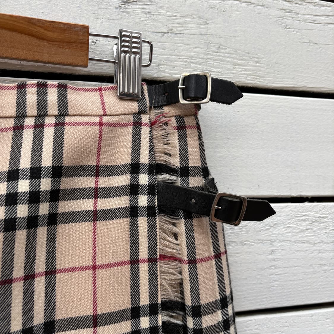 Burberry 버버리 노바체크 랩 스커트 상품이미지3