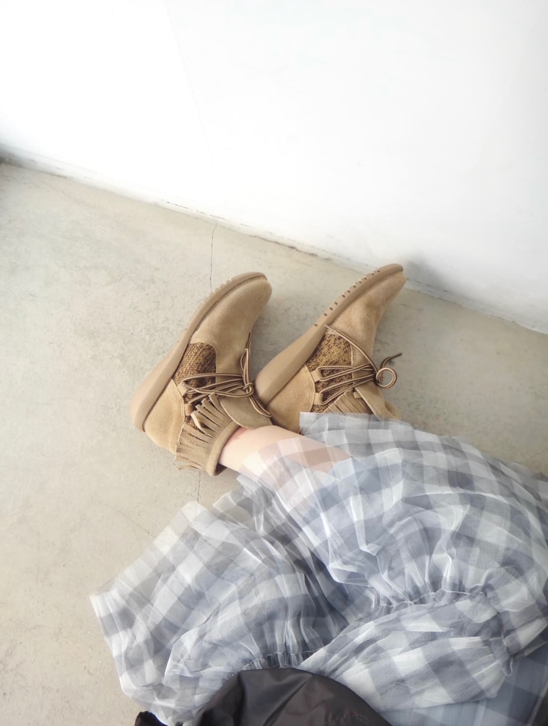 HIROMICHI NAKANO fringe suede moc shoes 상품이미지5