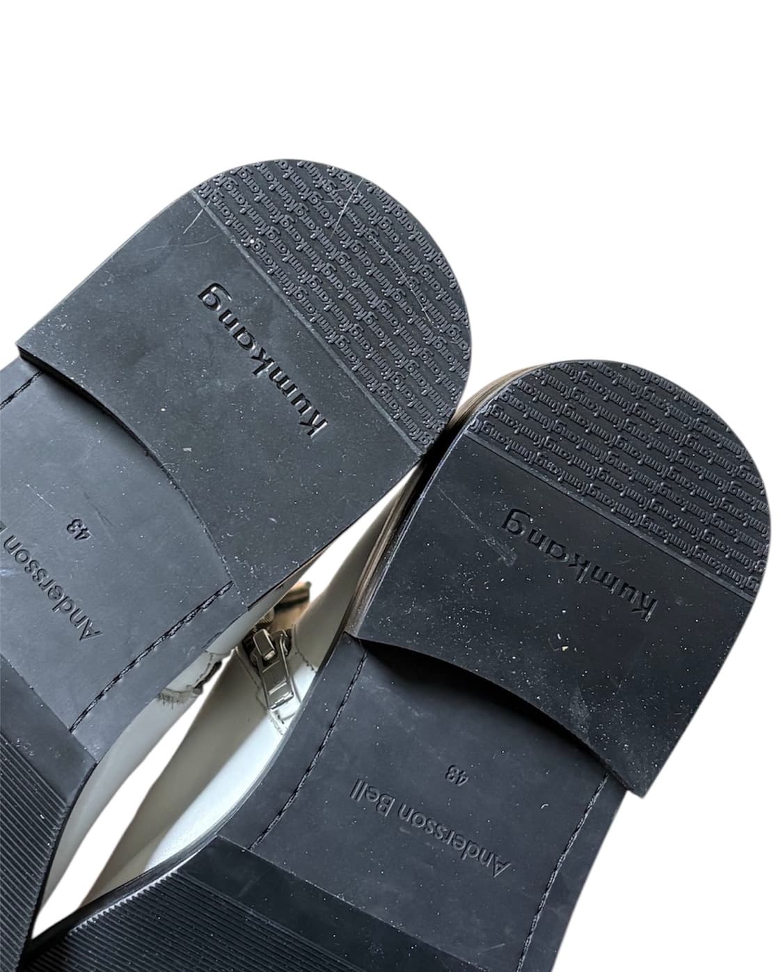 앤더슨벨 화이트 레더 부츠 43 상품이미지4