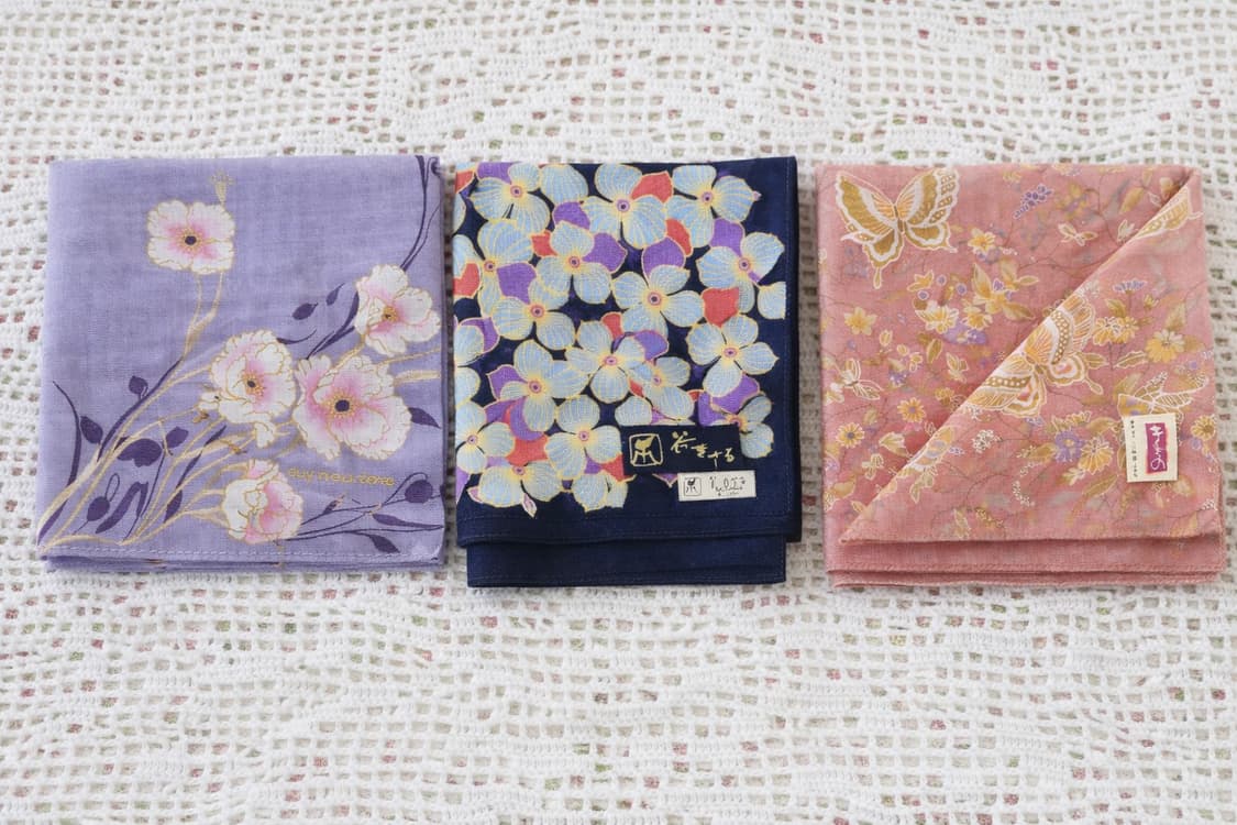 새제품 일본 손수건 3장 일괄 상품이미지1