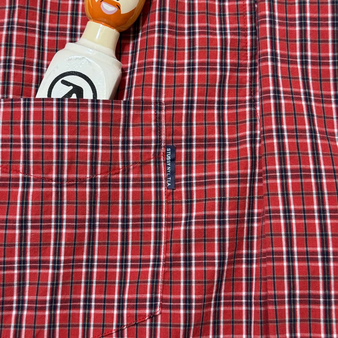 00’s 스투시 타탄 체크 셔츠 상품이미지5