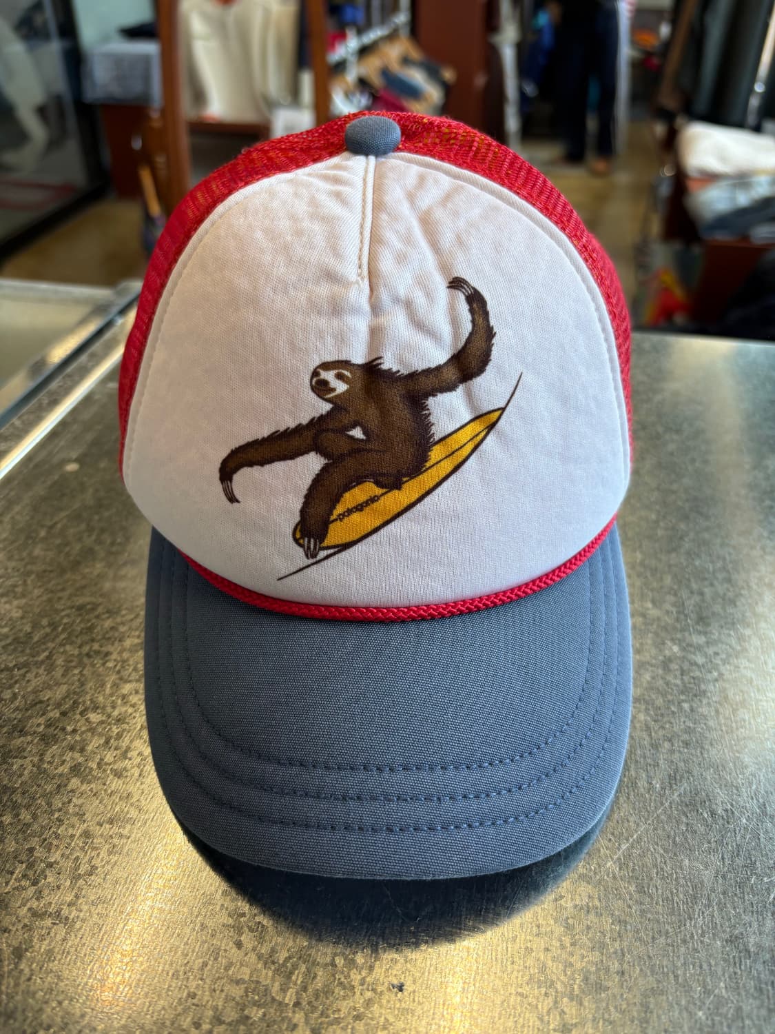 Patagonia 빈티지 서핑 나무늘보 메쉬 캡 상품이미지1