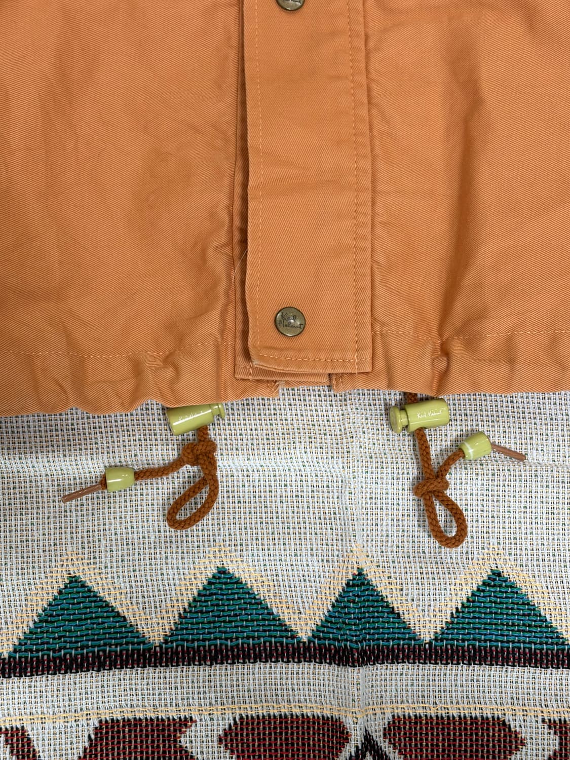 90s Karl helmut orange string rain coat  상품이미지6