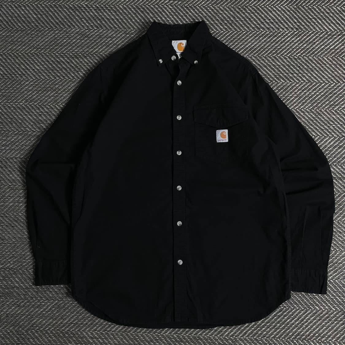 칼하트 포켓 블랙 박시핏 워크 셔츠o 3251 상품이미지1