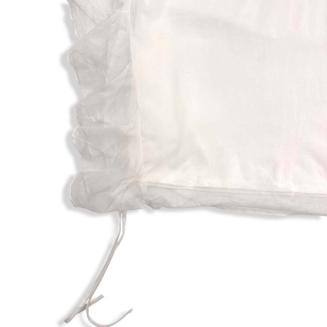 Side Frill Veil Sleeveless Top 상품이미지5