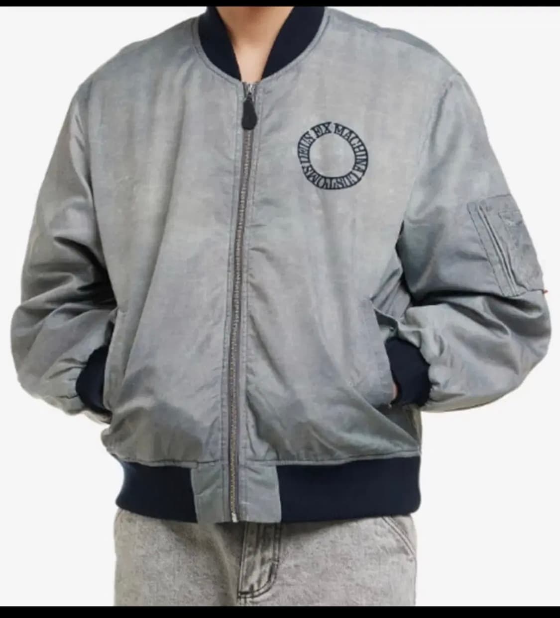 데우스 가든 봄버 자켓 빈티지그레이 L 상품이미지2