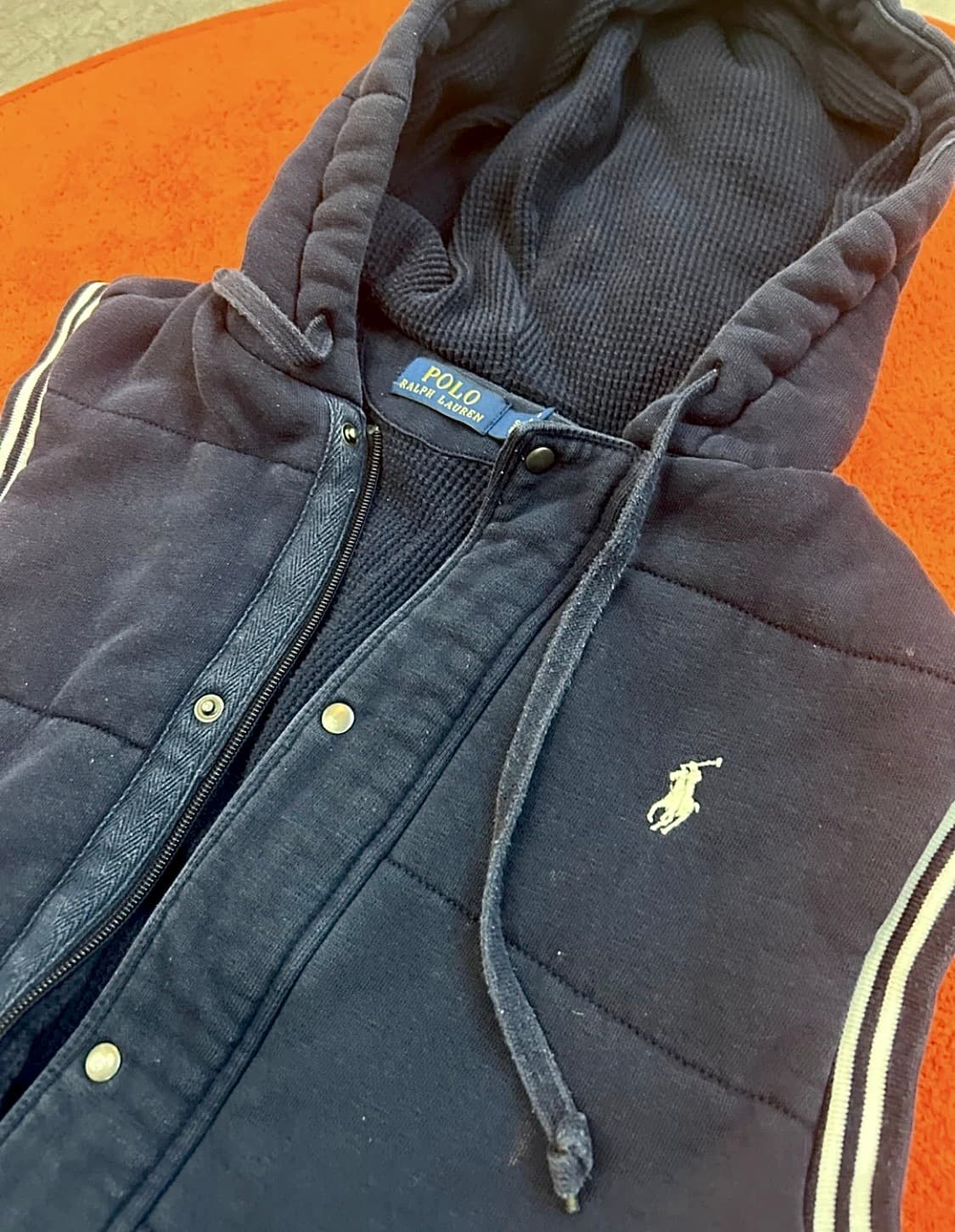 정품 폴로랄프로렌 네이비 레이어드 조끼 상품이미지2