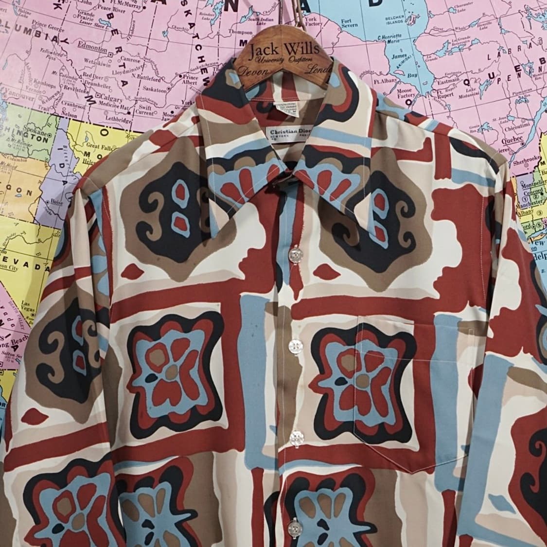크리스찬 디올 80s 패턴 셔츠 상품이미지2