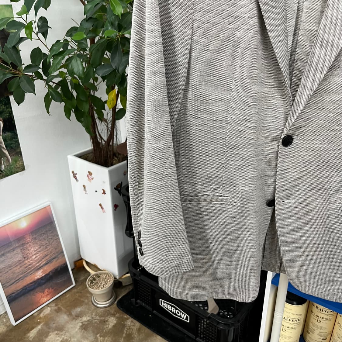 타임옴므 린넨 블렌드 블레이져 L 상품이미지3