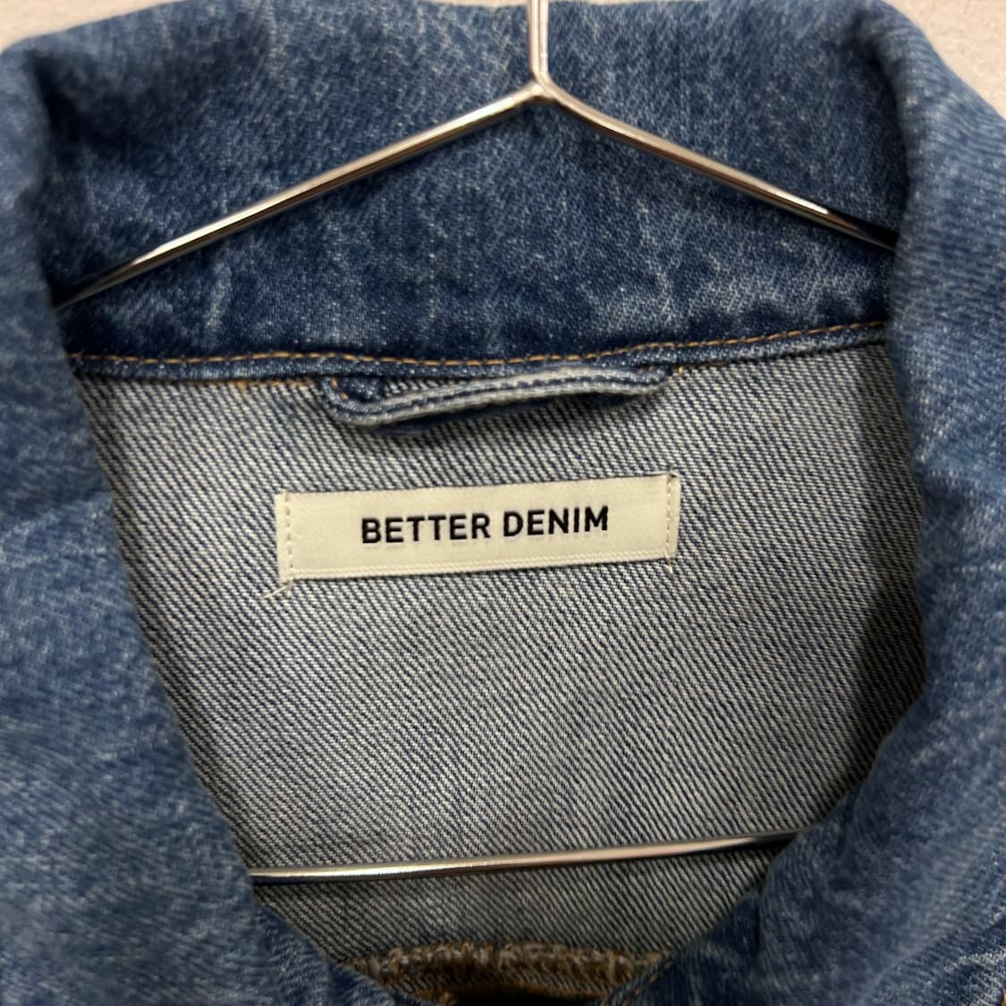 탑텐 Better Denim 베이직 중청 데님 트러커자켓 상품이미지3