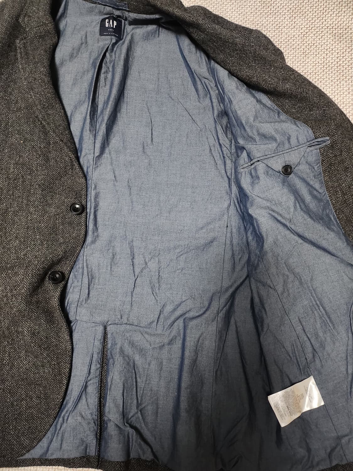 갭 CAP 헤링본 남자 블레이저 자켓 상품이미지4