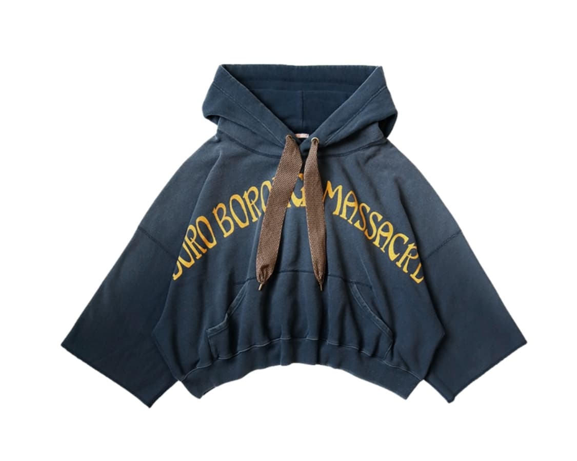 캐피탈 플리스 데빌 후드 파카 보로 보로우 매서커pt 스몰 블랙 상품이미지1