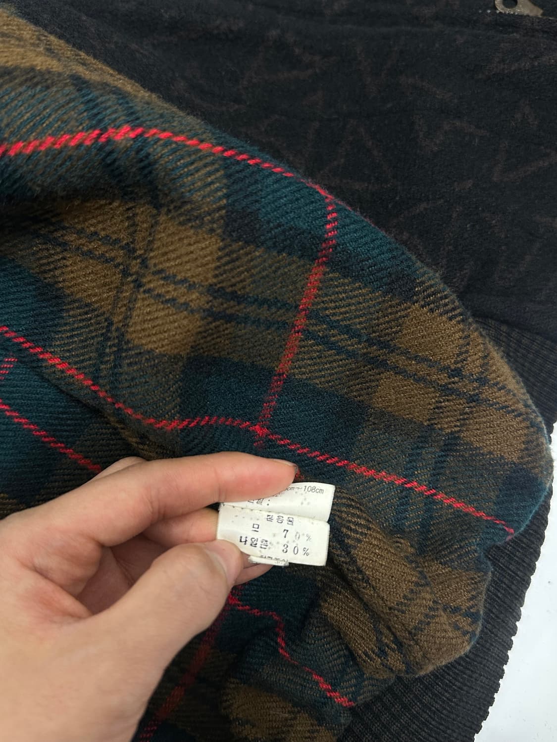 Redford 가죽 배색 모직 블루종 자켓 상품이미지10