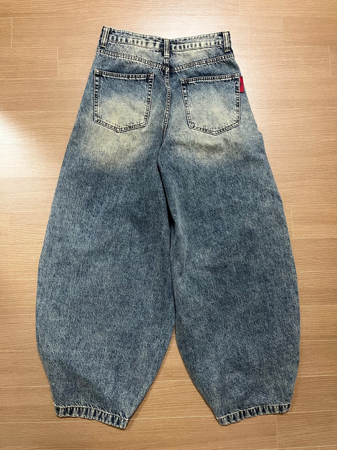 기철 벌룬 데님 빈티지청 팬츠 xs 사이즈 상품이미지2