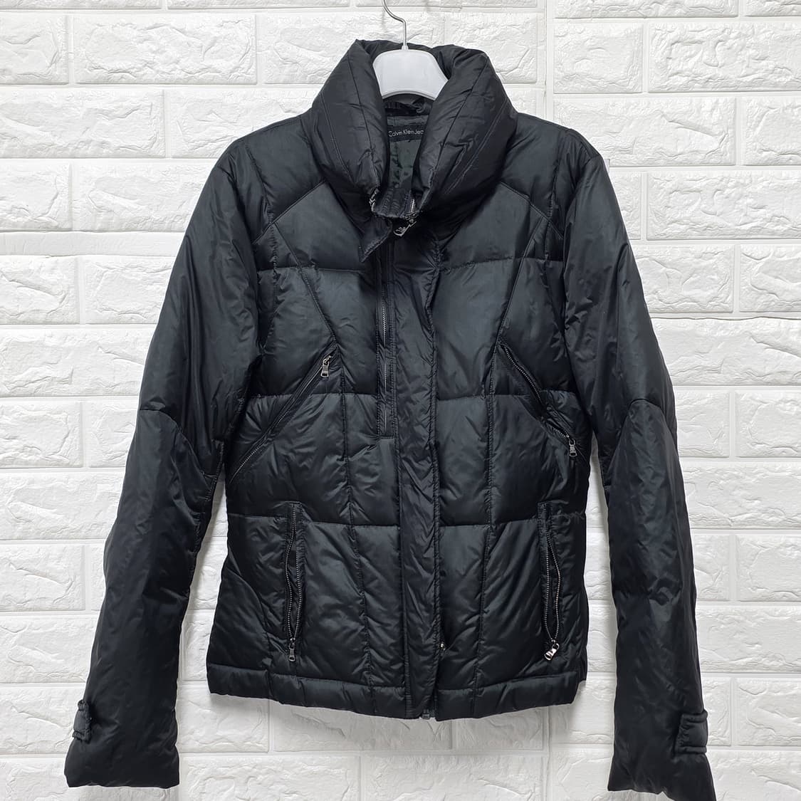택포// 캘빈클라인 CK 여성 다운 숏패딩 M 상품이미지1