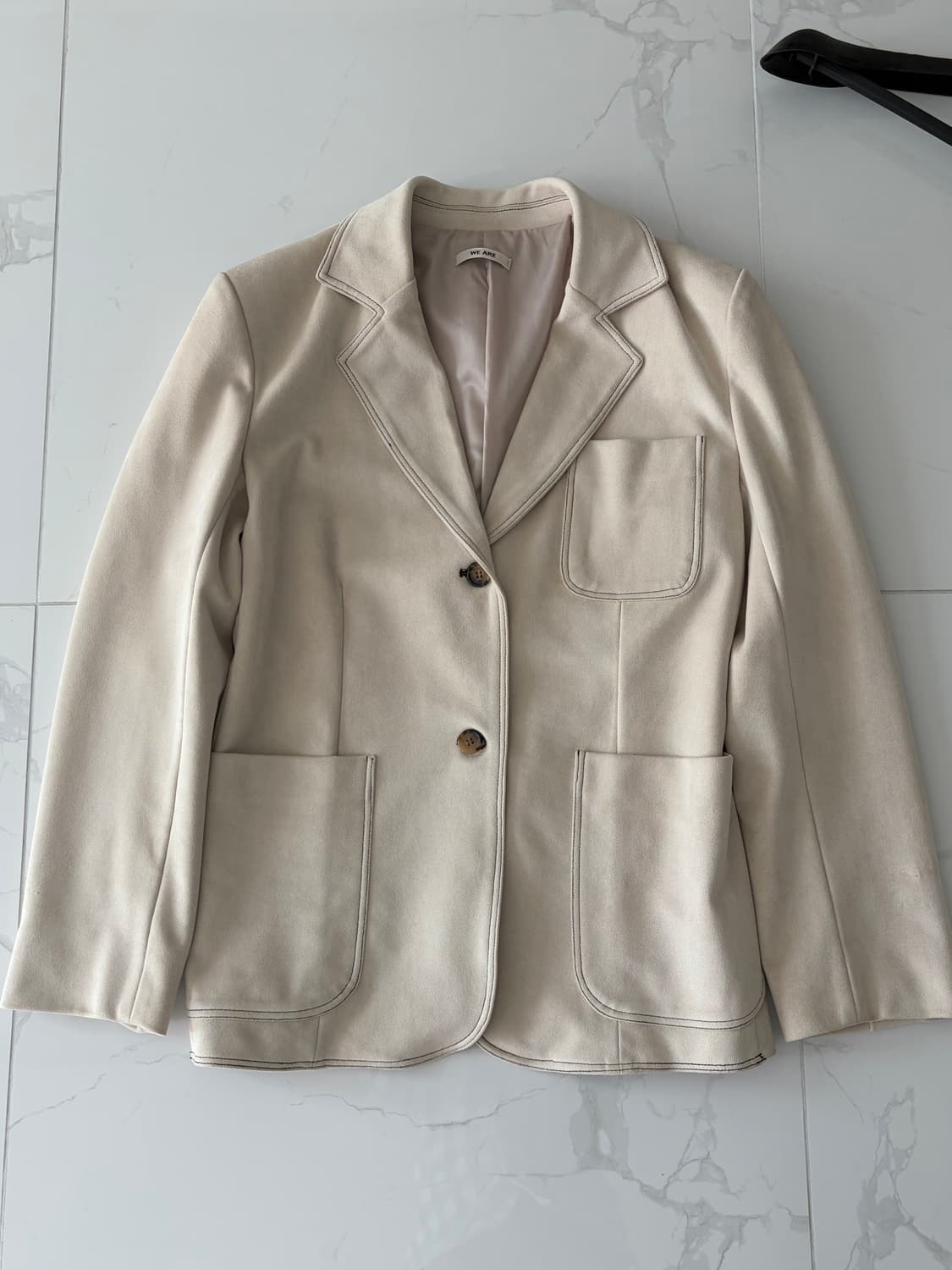 WE ARE 스웨이드 자켓 상품이미지1